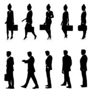 collection of people silhouettes N9