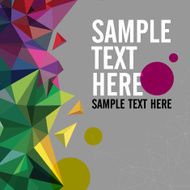 Retro pattern of geometric shapes N65