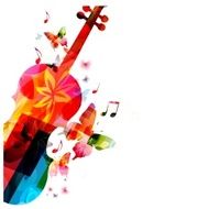 Colorful music background N6