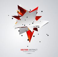 Vector geometric background with triangles N5