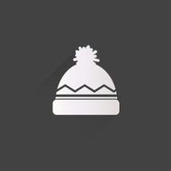 Winter snowboard cap icon N7