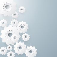 abstract gray floral shape background N2