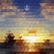 Vector background made of triangles N5