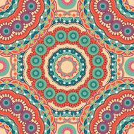 Colorful ethnic seamless pattern N7