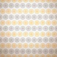 Yellow and gray designed wallpaper on white
