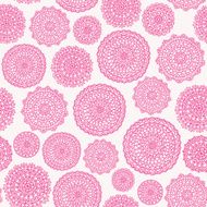 Lacy doilies seamless pattern