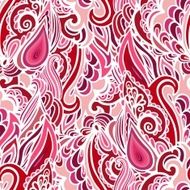 Seamless weaved paisley pattern