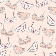 Lingerie seamless pattern N4