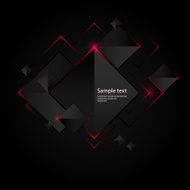 Geometrical vector background with black N4