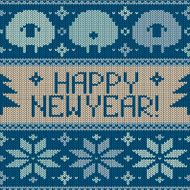 Scandinavian seamless knitted pattern N7