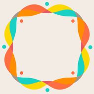 Design elements - colorful waves N25