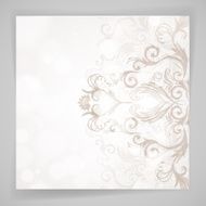 Abstract floral background with oriental flowers N5