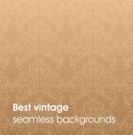 Floral Retro Background for Vintage Design N1571