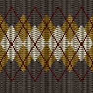Abstract knitted pattern Rhombuses
