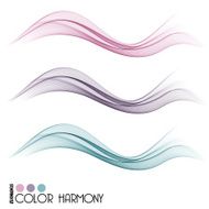 Set of color curve lines N3