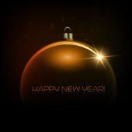 Merry Christmas Bauble greeting card N10