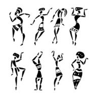 African silhouette set N29