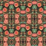 Seamless floral vector wallpaper
