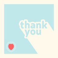 Thank you card design template N9