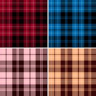 Textured tartan plaid N2