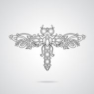 Dragonfly ornament