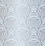 Abstract Geometric Brocade Texture in 1960s fabric style