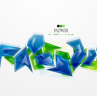 Vector colorful geometric background