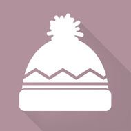 Winter snowboard cap icon N8