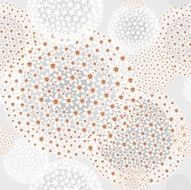 Winter flowers - seamless pattern