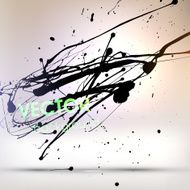 Abstract Ink Blot for Grunge Backgound N344