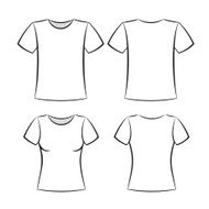 T-shirt template N8