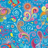 seamless pattern with paisley N26