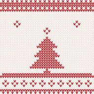 Christmas knitting background