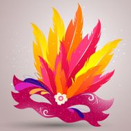 Vector Venetian Mask N5