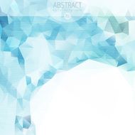 Blue Mosaic triangle background N4