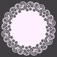 Doily frame