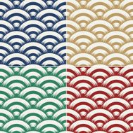 seamless ocean wave pattern N6