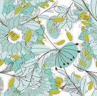 Seamless Floral Pattern N922