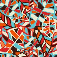 Abstract leaves pattern background