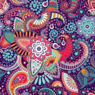 Vector floral ethnic seamless N5