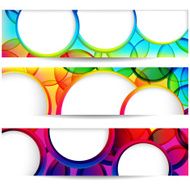 Abstract banners N7