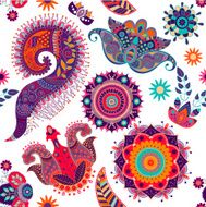 Floral seamless pattern Vecor background N12