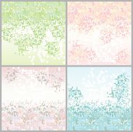Seamless Tiles - Set of Four Backgrounds