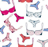 Lingerie seamless pattern N5