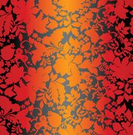 Seamless pattern with foliage