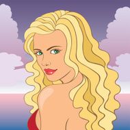 blond girl N7