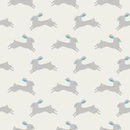 seamless rabbits pattern N11