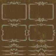 floral decorative borders ornamental rules dividers vector N13