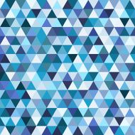 Geometric mosaic pattern from blue triangle N9