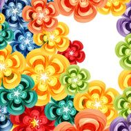 Gift floral design background N4